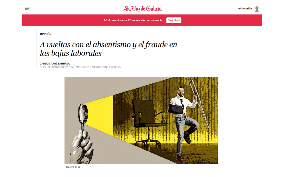 El Tribunal Supremo condena a un trabajador por falsificar una baja médica – La Voz de Galicia