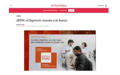 IRPH: el Tribunal Supremo frena las reclamaciones masivas y refuerza a la banca