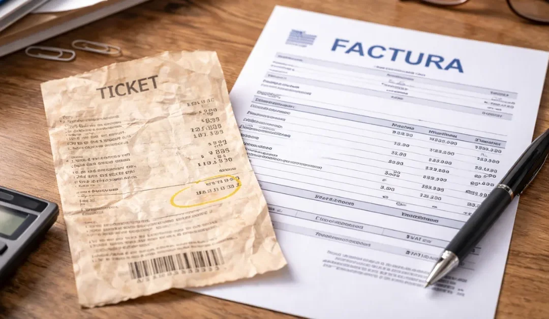 Factura de canje sustitutiva de una factura simplificada