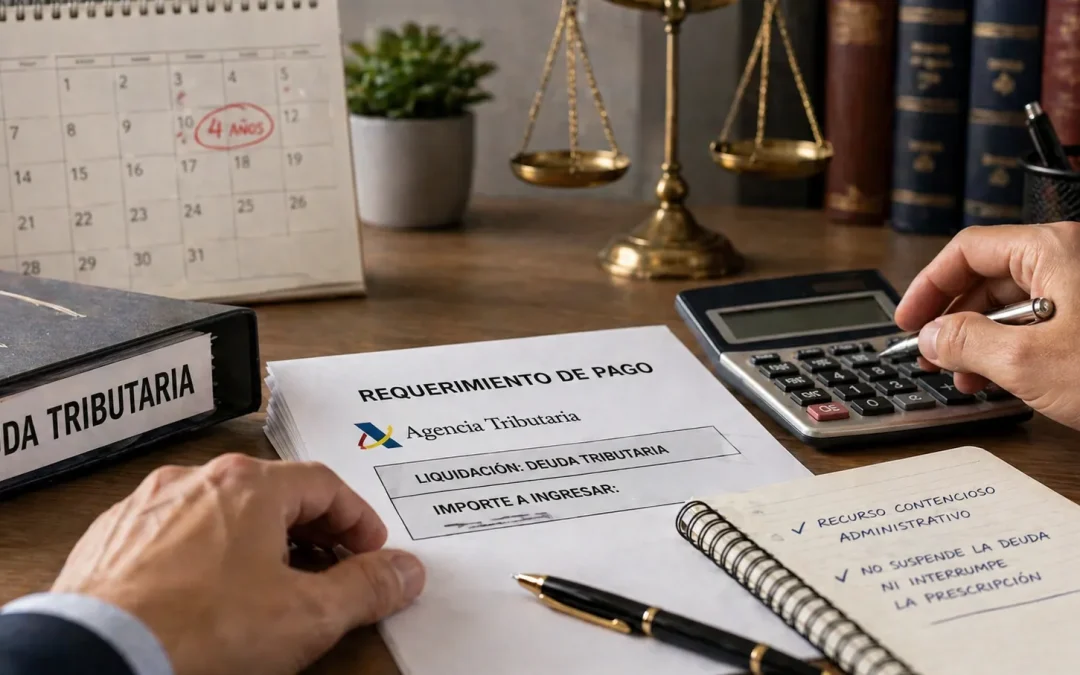 ¿Puede prescribir una deuda con Hacienda si han pasado 4 años aunque haya recurrido?