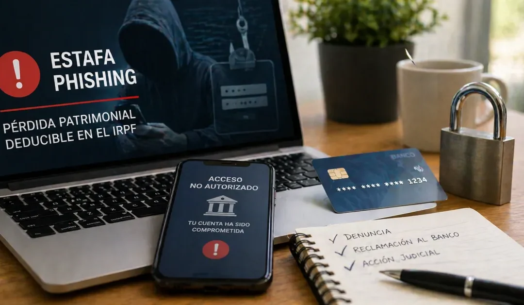 Estafas informáticas: se pueden deducir las pérdidas en el IRPF