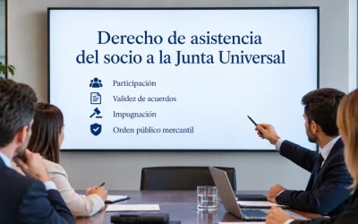 Derecho de asistencia del socio a la Junta Universal: claves de la STS 989/2026